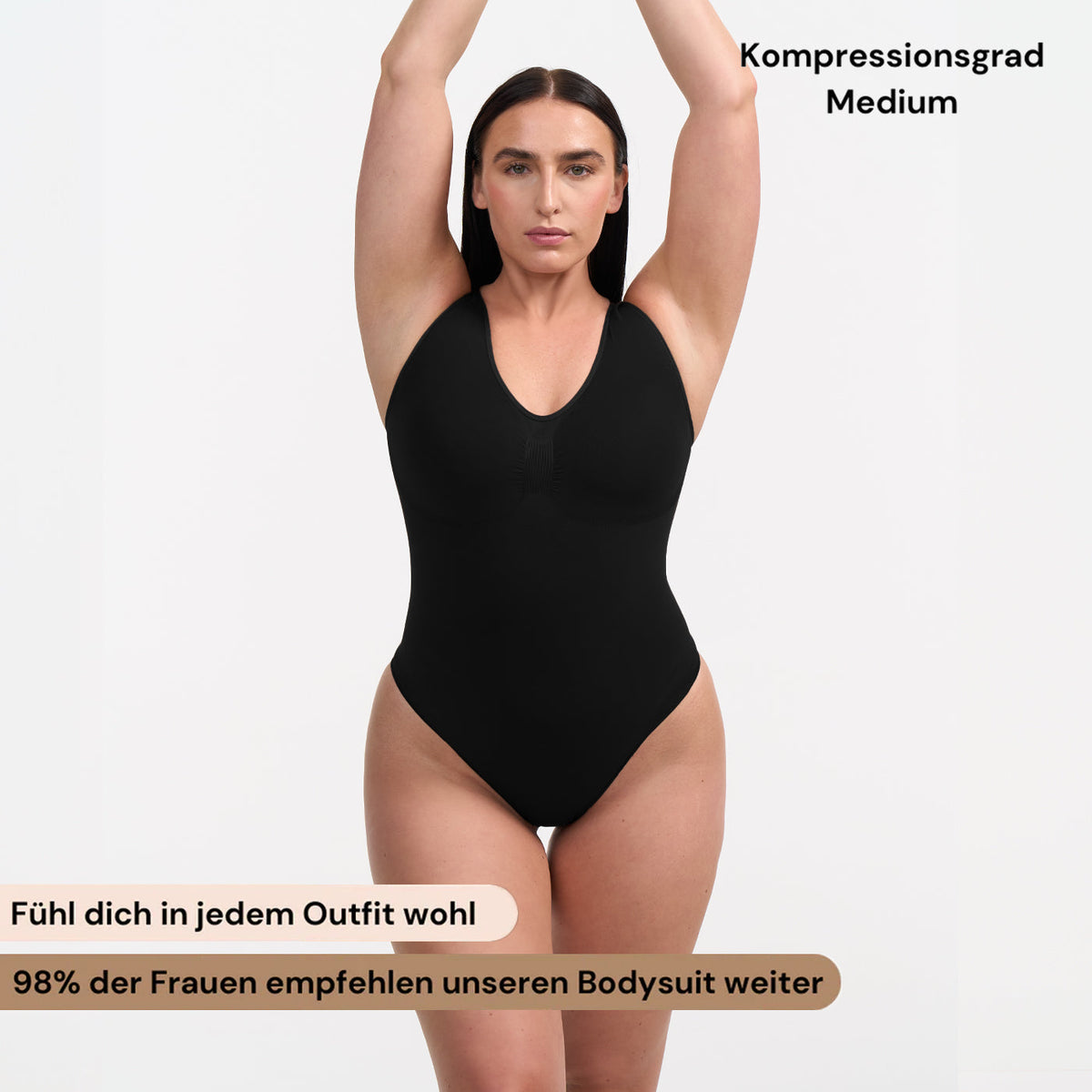 Hihaton muotoileva body alushousuilla