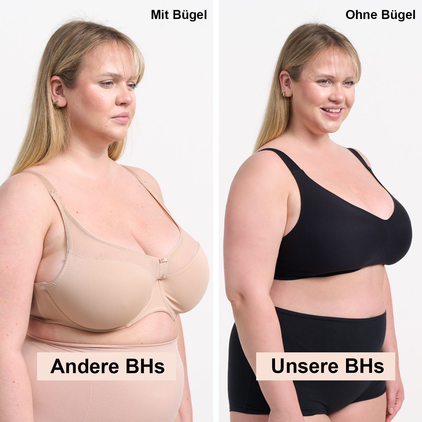 Mukavuusrintaliivit selkätuella