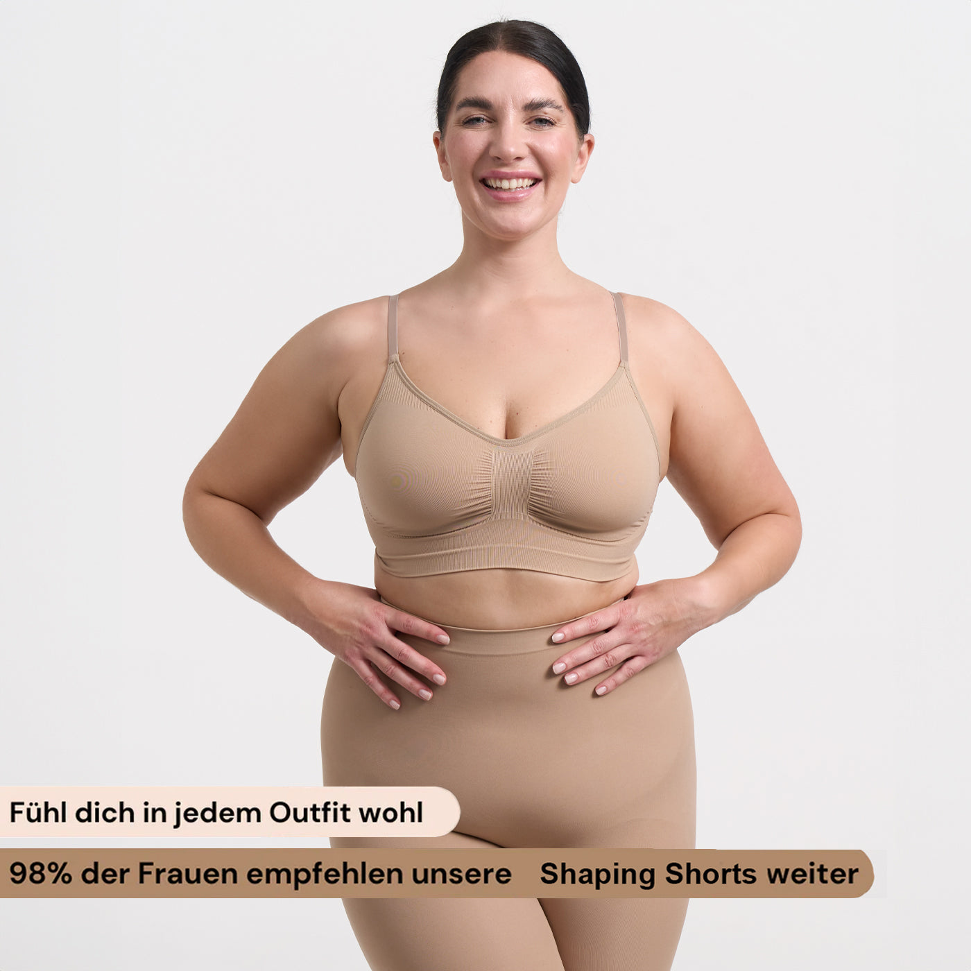 Korkeavyötäröiset muotoilevat shortsit