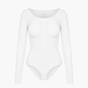 Muotoileva pitkähihainen body alushousuilla