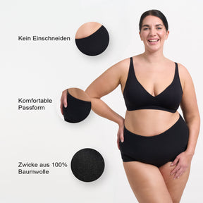 Puuvilla hipster-alushousut