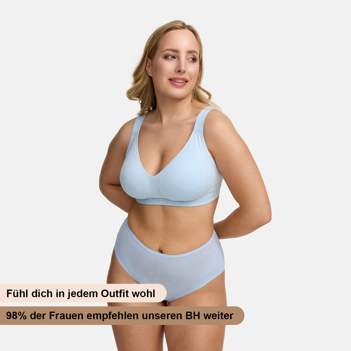 Mukavuusrintaliivit selkätuella