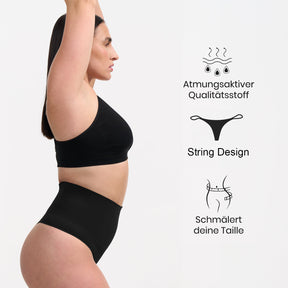 Korkeavyötäröinen muotoileva stringi