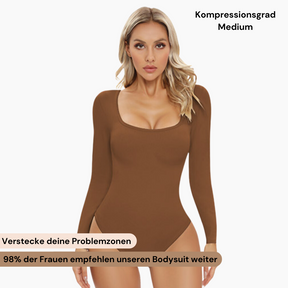 Pitkähihainen muotoileva body stringillä