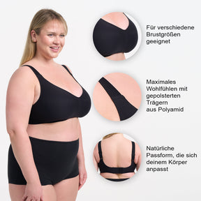 Mukavuusrintaliivit selkätuella