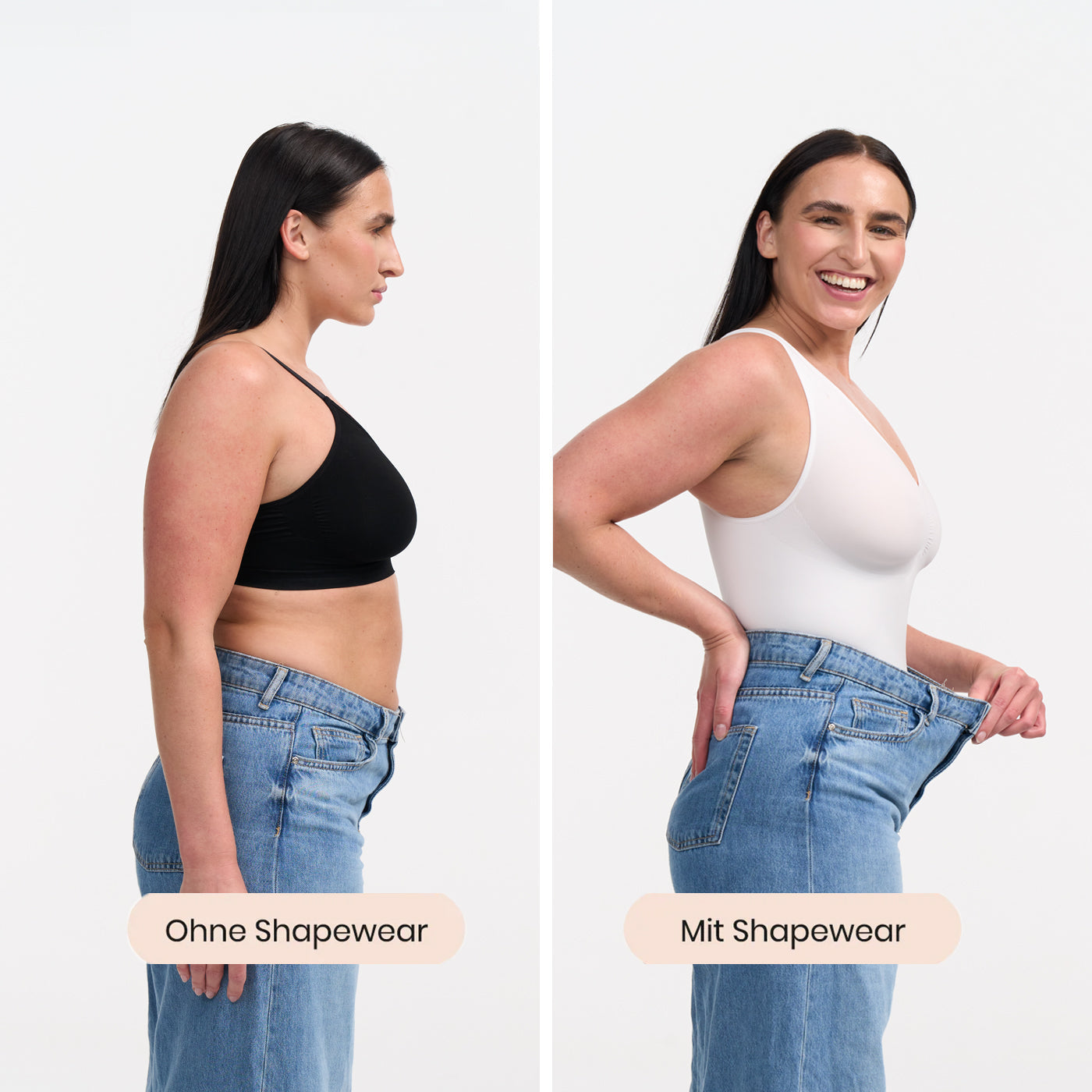 Hihaton muotoileva body alushousuilla