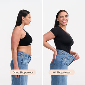 T-paita muotoileva body stringillä