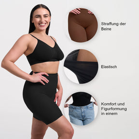 Korkeavyötäröiset muotoilevat shortsit